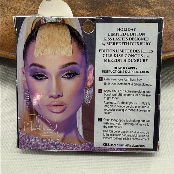 Kiss x Meredith Duxbury Flutter Lashes - Black Holiday Limited Edition 1 Pair - Picture 2 of 2